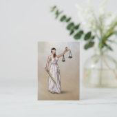 Themis - Lady Justice Visitekaartje (Staand voorkant)