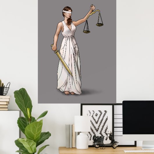 Themis - Titanium Poster (Thuiskantoor)
