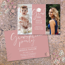 Then And Now 2 Foto Roze Afstudeerfeest