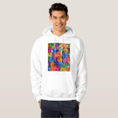 Theni Tamil Nadu City Map Hoodie (Voorkant volledig)