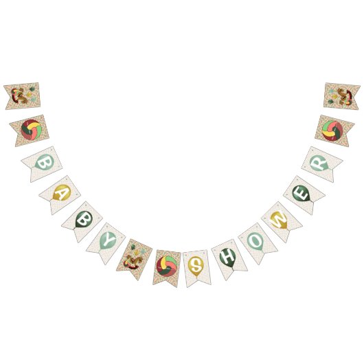 TheNursery BABY SHOWER voegt naam toe aan vlaggen  Vlaggetjes (Alle)