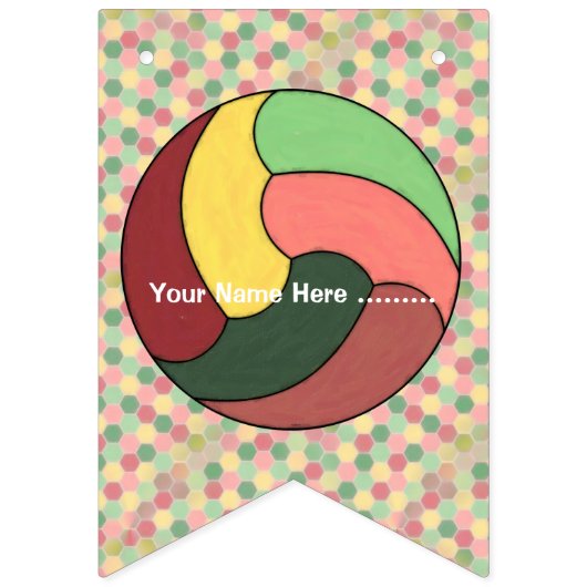 TheNursery BABY SHOWER voegt naam toe aan vlaggen  Vlaggetjes (Tweede vlag)