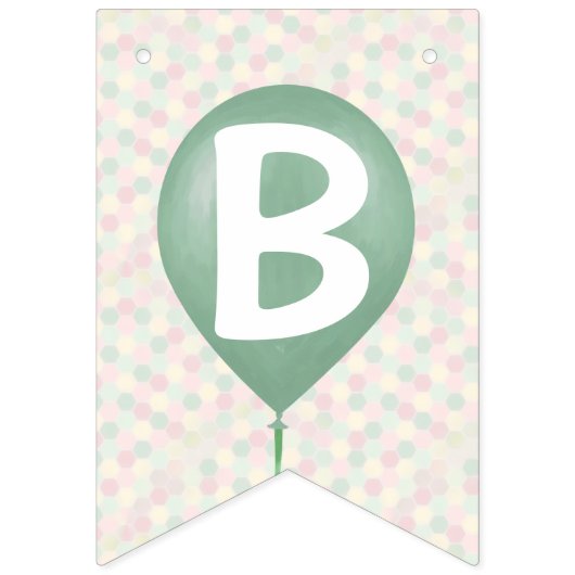 TheNursery BABY SHOWER voegt naam toe aan vlaggen  Vlaggetjes (Derde vlag)