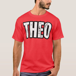 Theo Naam Cadeau Verjaardagsvakantie Jubileum T-shirt