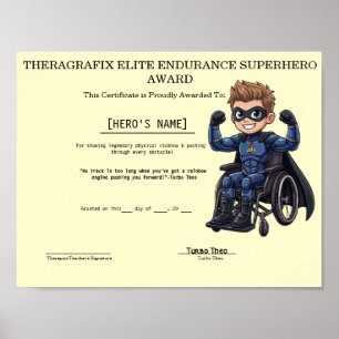 Theo Rolstoel Uithoudingsvermogen Mijlpaal Certifi Poster