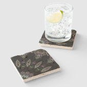Theo Stone Coaster Stenen Onderzetter (Zijkant)