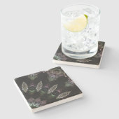 Theo Stone Coaster Stenen Onderzetter (Zijkant)