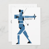 Theo van Doesburg Archer CC0237 Briefkaart (Voorkant / Achterkant)