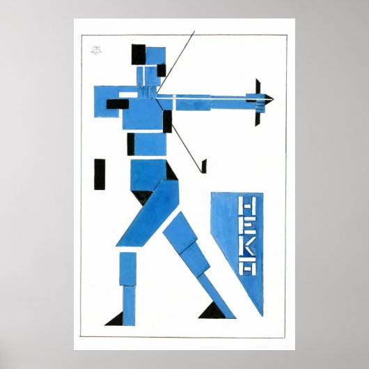 Theo van Doesburg Boogschutter De Stijl Poster (Voorkant)