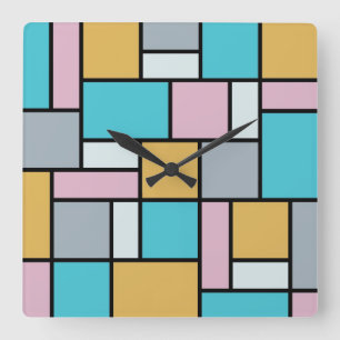 Theo Van Doesburg - Compositie 17 - Mondriaanse Ku Vierkante Klok