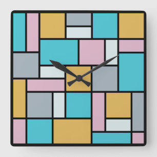 Theo Van Doesburg - Compositie 17 - Mondriaanse Ku Vierkante Klok
