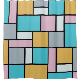 Theo Van Doesburg - Compositie XVII Douchegordijn