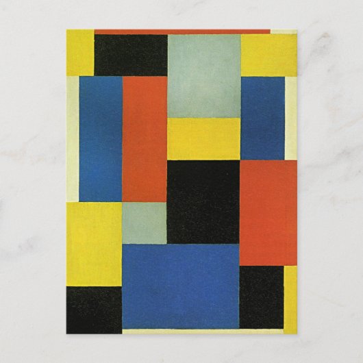 Theo van Doesburg, Compositie XX,  Briefkaart (Voorkant)