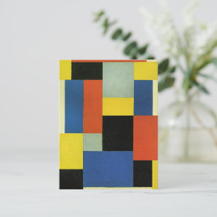 Theo van Doesburg, Compositie XX,  Feestdagenkaart