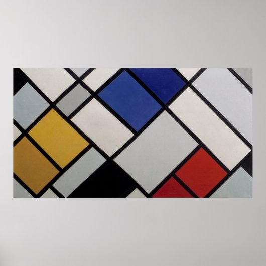 Theo van Doesburg Contra-Composition XVI Poster (Voorkant)
