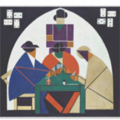 Theo van Doesburg - kaartspelers Sticker (Voorkant)