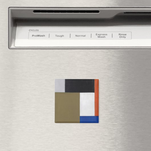 Theo van Doesburg Komposition Magneet (Insitu (Vaatwasser))