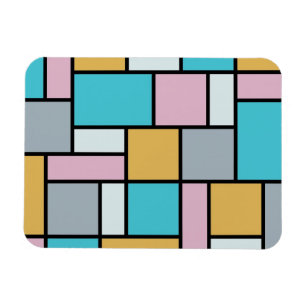Theo Van Doesburg - Samenstelling 17 - Mondriaan K Magneet
