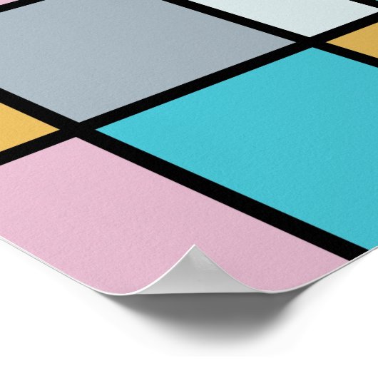 Theo Van Doesburg - Samenstelling 17 - Mondriaan K Poster (Hoek)