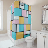 Theo Van Doesburg - Samenstelling XVII Douchegordijn (In situ)