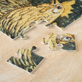 Theo Van Hoytema  Peacock Open Wing Peafowl Legpuzzel (Zijkant)