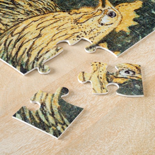 Theo Van Hoytema Peacock Open Wing Peafowl Legpuzzel (Zijkant)