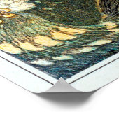 Theo Van Hoytema  Peacock Open Wings Peafow Poster (Hoek)