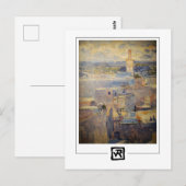 Théo van Rysselberghe #202 - Kunstmatig Briefkaart (Voorkant / Achterkant)