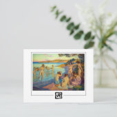 Théo van Rysselberghe #204 - Kunstmatig Briefkaart (Staand voorkant)
