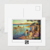 Théo van Rysselberghe #204 - Kunstmatig Briefkaart (Voorkant / Achterkant)