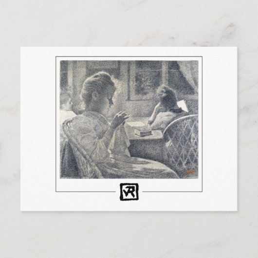 Théo van Rysselberghe #210 - Kunstmatig Briefkaart (Voorkant)