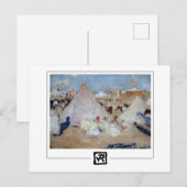 Théo van Rysselberghe #61 - Kunstmatig Briefkaart (Voorkant / Achterkant)