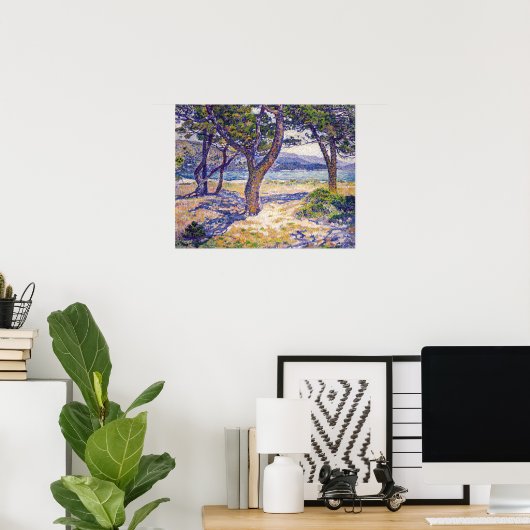Theo Van Rysselberghe Middellandse Zee Poster (Thuiskantoor)