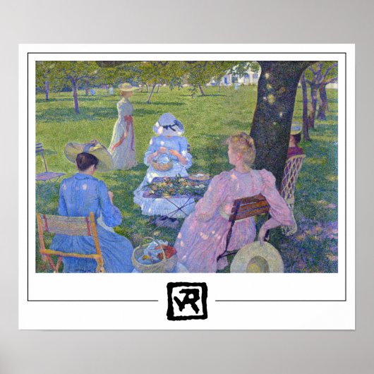 Théo van Rysselberghe Zedign Art Poster #110 (Voorkant)