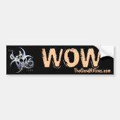 TheOandAVirus.com Custom Wow ticker Bumpersticker (Voorkant)