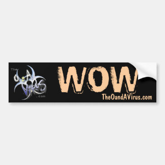TheOandAVirus.com Custom Wow ticker Bumpersticker