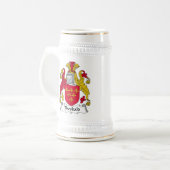 Theobald Family Crest Bierpul (Voorkant links)