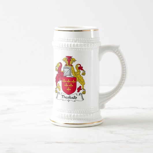 Theobald Family Crest Bierpul (Rechts)