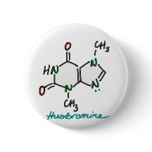 Theobromine (Chocolate Alkaloïde) Button - Kleur