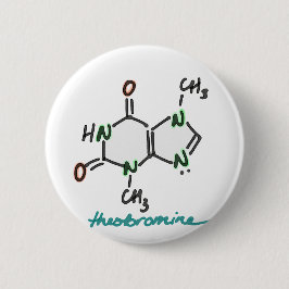 Theobromine (Chocolate Alkaloïde) Button - Kleur