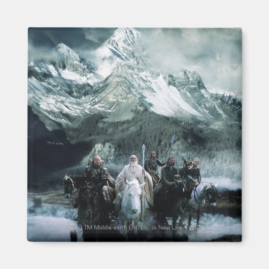 Theoden en de Fellowship Magneet (Voorkant)