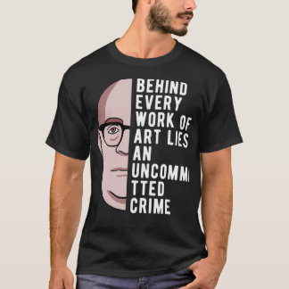 Theodor Adorno citeert over kunstfilosofie T-shirt