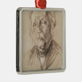 Theodor Fontane, 1896 Metalen Ornament (Rechts)
