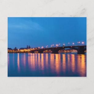 Theodor Heuss Bridge over de Rijn Briefkaart