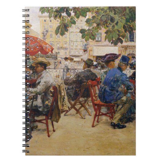 Theodor Josef Ethofer Cafe Tomaselli Notitieboek (Voorkant)