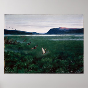 Theodor Kittelsen de twaalf wilde eenden Poster