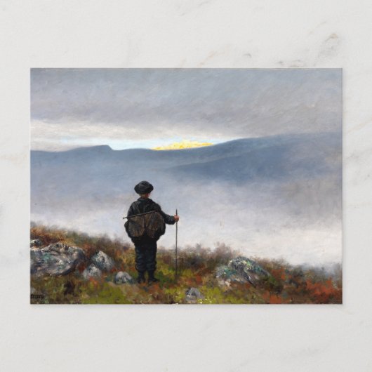 Theodor Kittelsen Far, ver weg Paleis Soria Moria Briefkaart (Voorkant)
