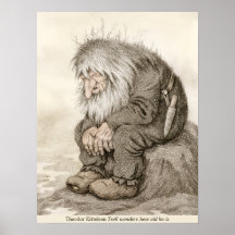 Theodor Kittelsen Troll vraagt zich af hoe oud CC0