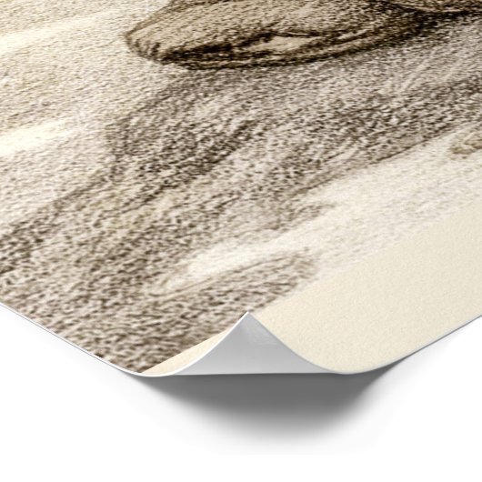 Theodor Kittelsen Troll vraagt zich af hoe oud CC0 Poster (Hoek)