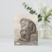 Theodor Kittelsen Troll vraagt zich af hoe oud CC1 Briefkaart (Staand voorkant)